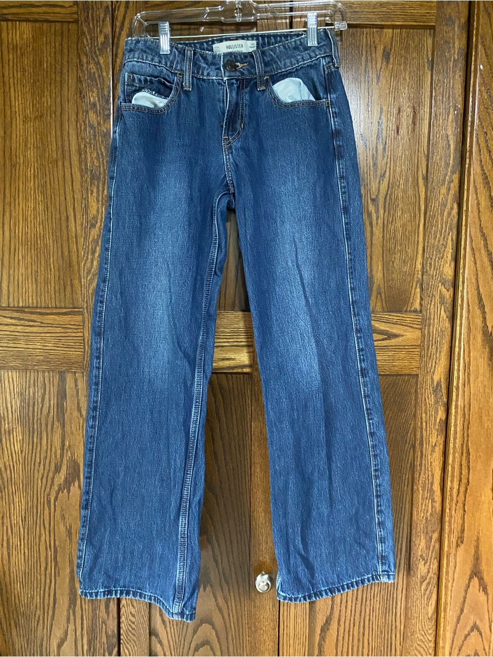 Hollister baggy blue jeans